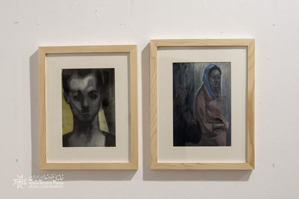نقاشی‌های علی دالوند در خانه هنرمندان ایران