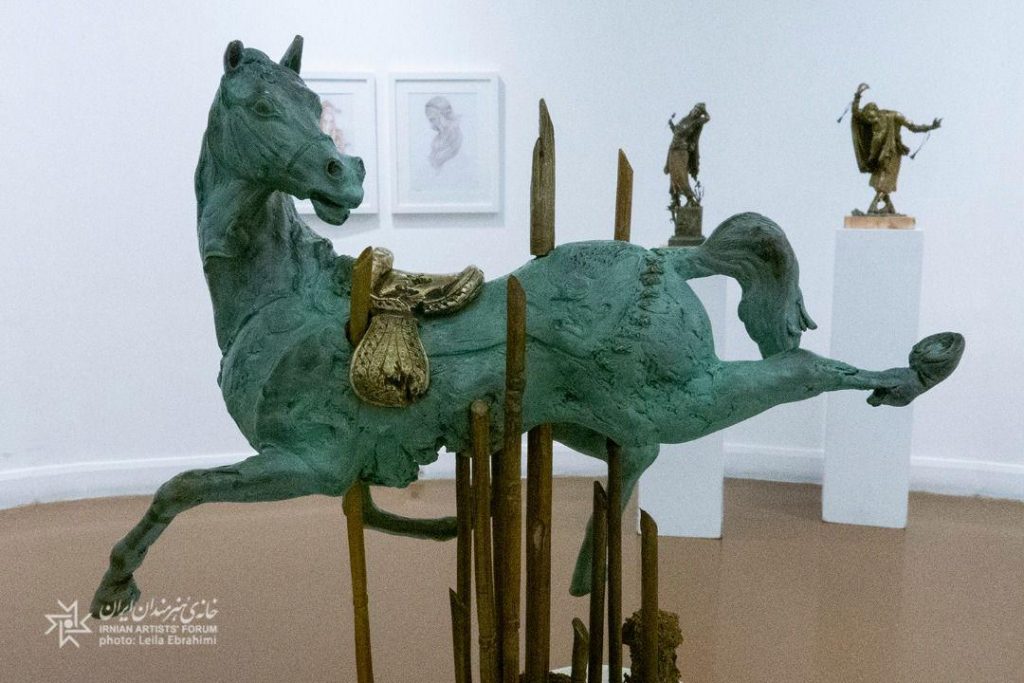 نمایشگاه مجسمه‌نگاری حسین عصمتی و مینا صدری